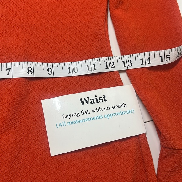 AX Paris Vibrant Orange Bell Sleeve Mini Dress Size 8 - Picture 11 of 16